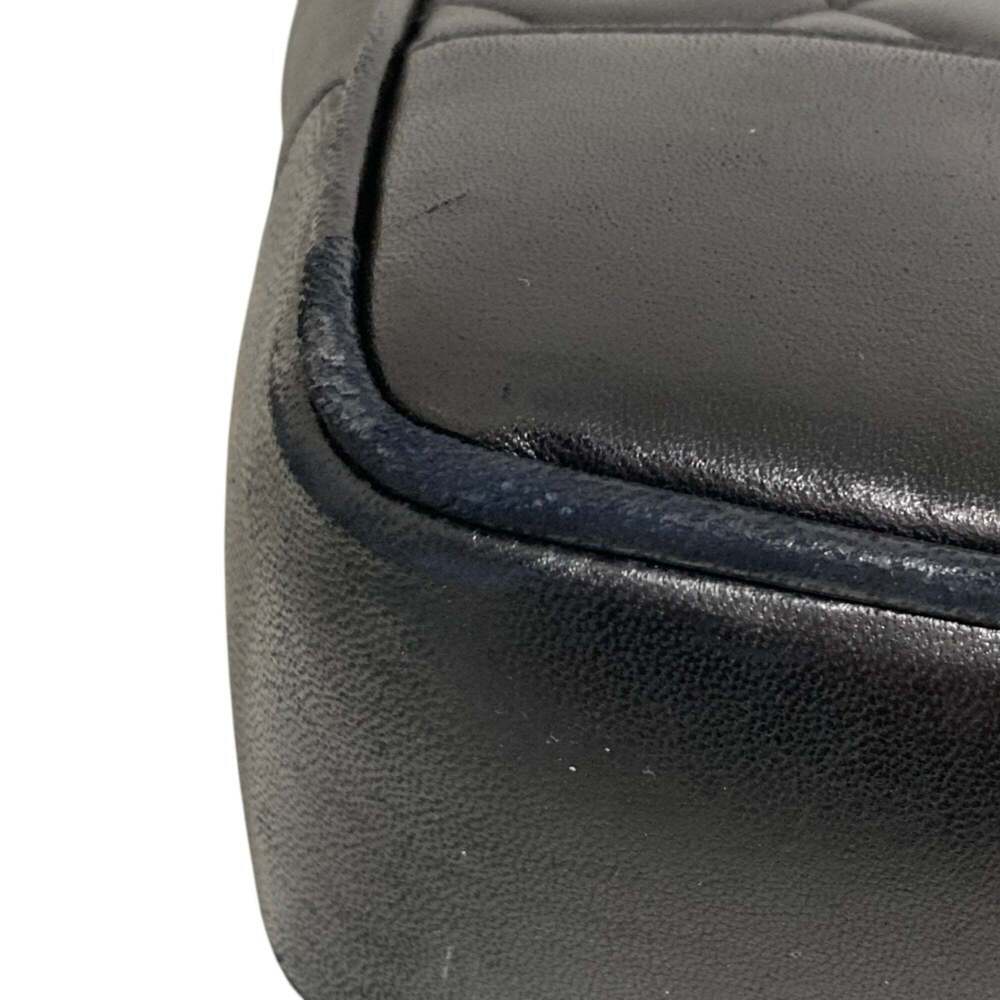 CHANEL Black Lambskin Leather Shoulder Bag - Picture 13 of 16